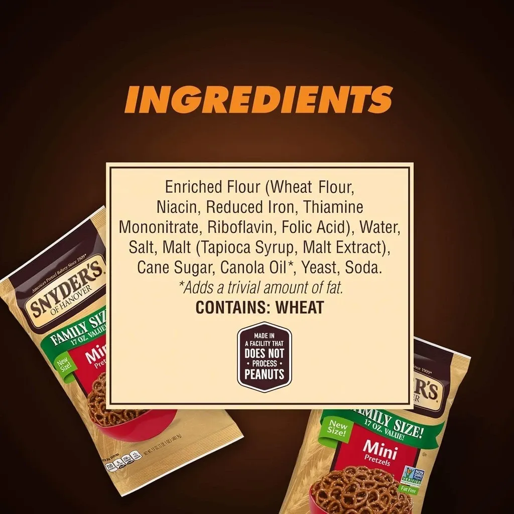 Snyder's Mini Pretzels 225g