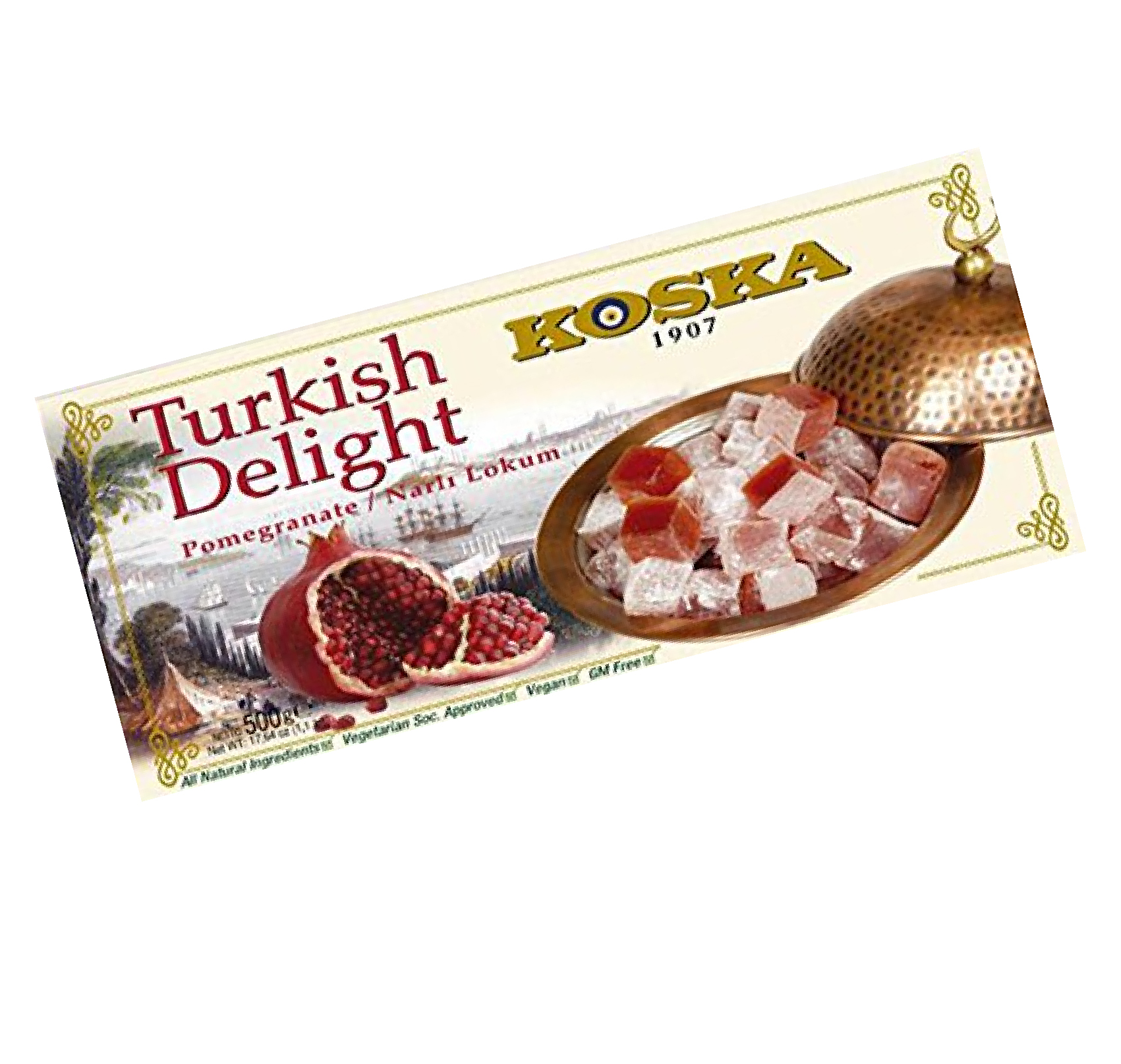 KOSKA Turkish Delight With Pomegranate 500g x 12
