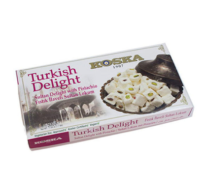 KOSKA Sultan Turkish Delight With Pistachio 500g x 12