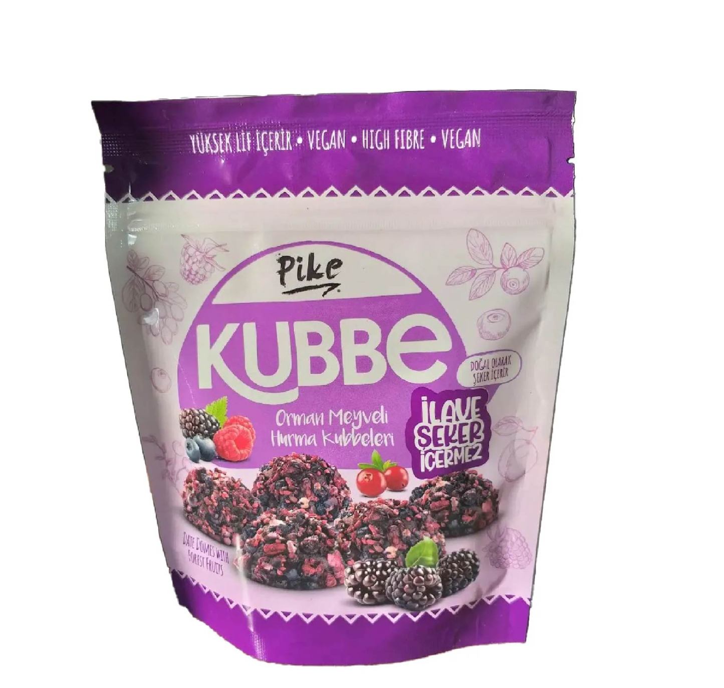 Kubbe Date Domes With Forest Fruits 92g