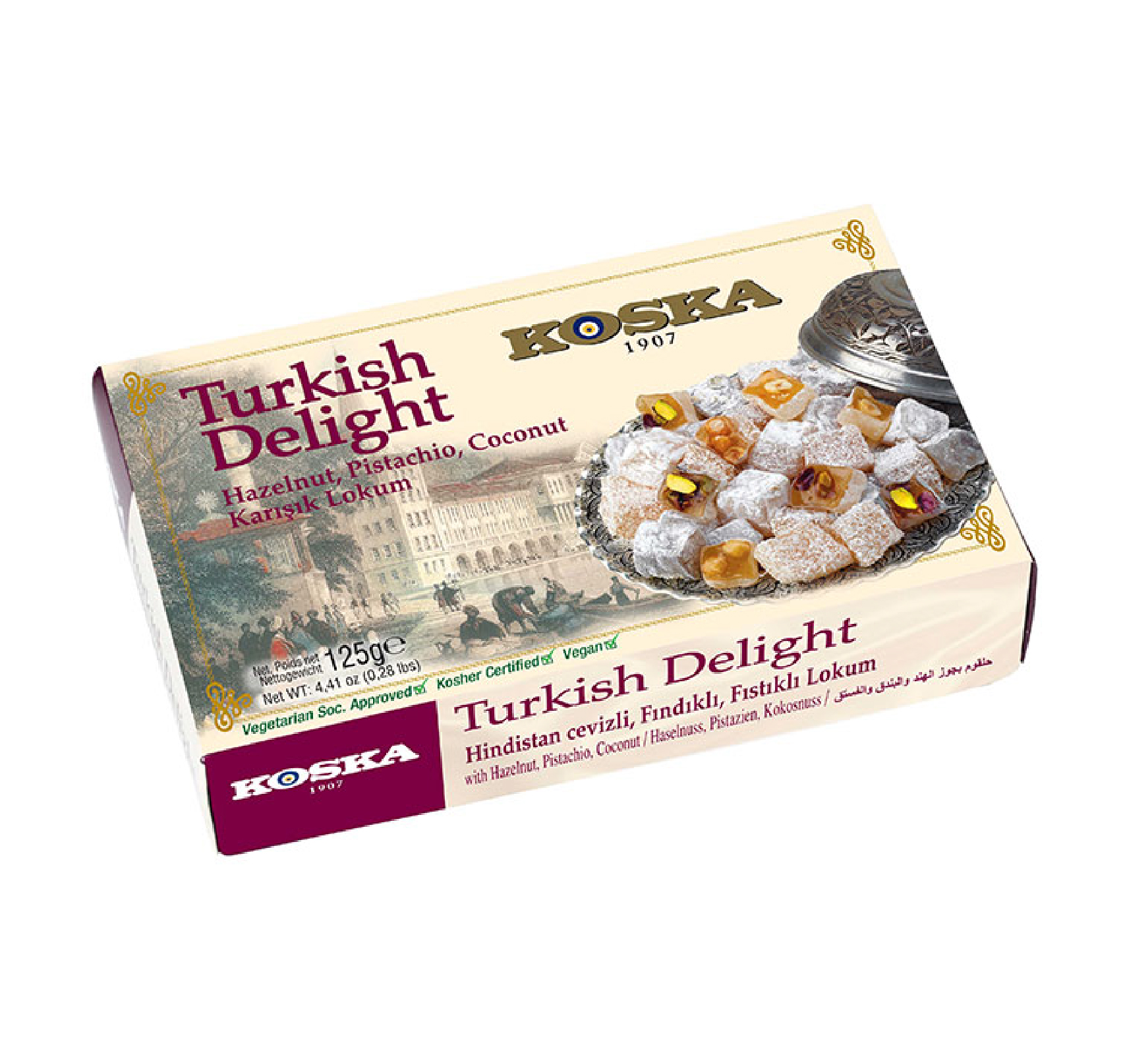 KOSKA H.C.Hazelnut Pistachio Delight 125g x 24