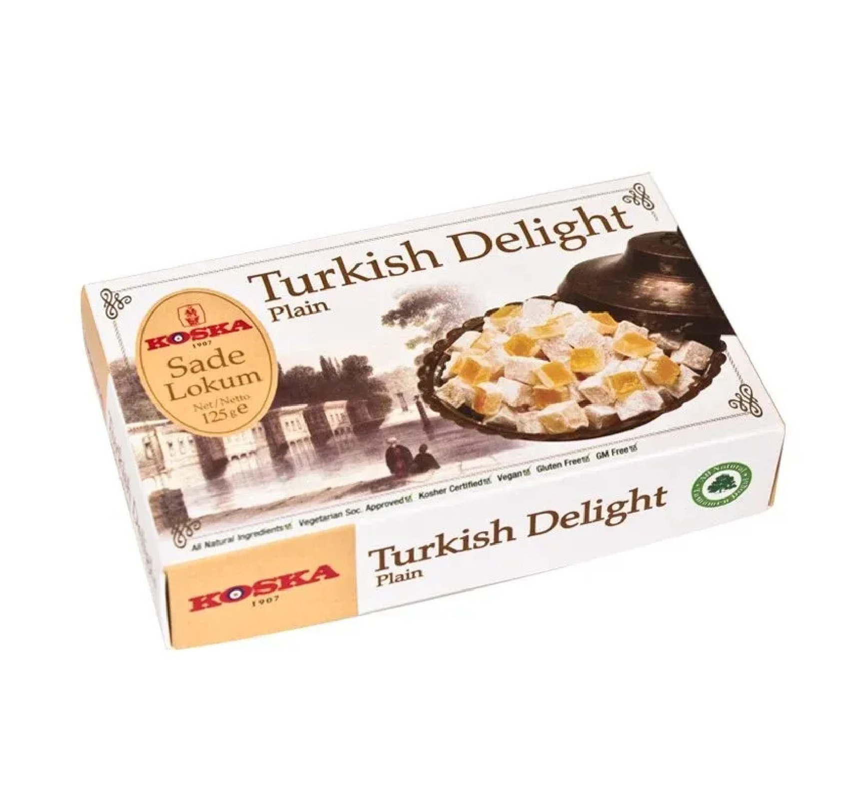 KOSKA Plain Turkish Delight 125g x 24