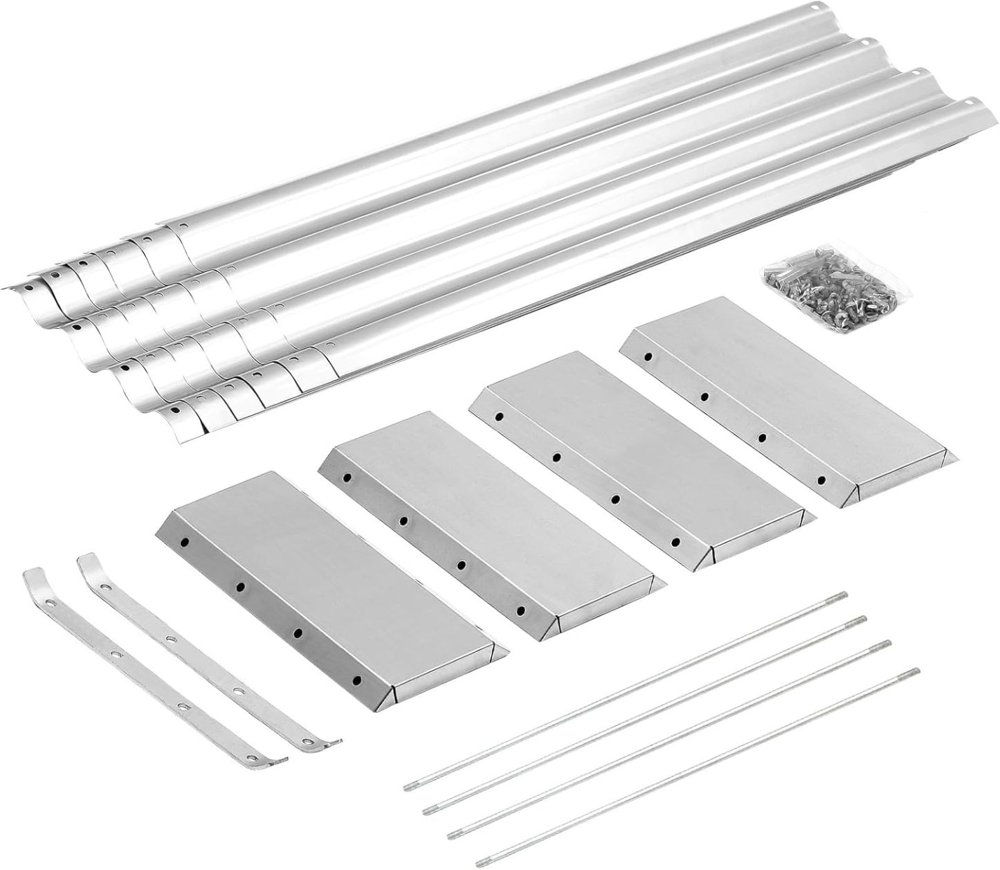 NS JULIET 6×3×1 ft Galvanized Vegetable  Raised Garden Bed Kit