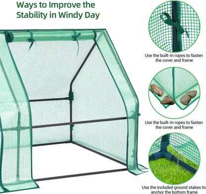 Mini Greenhouse For Raised Garden Bed