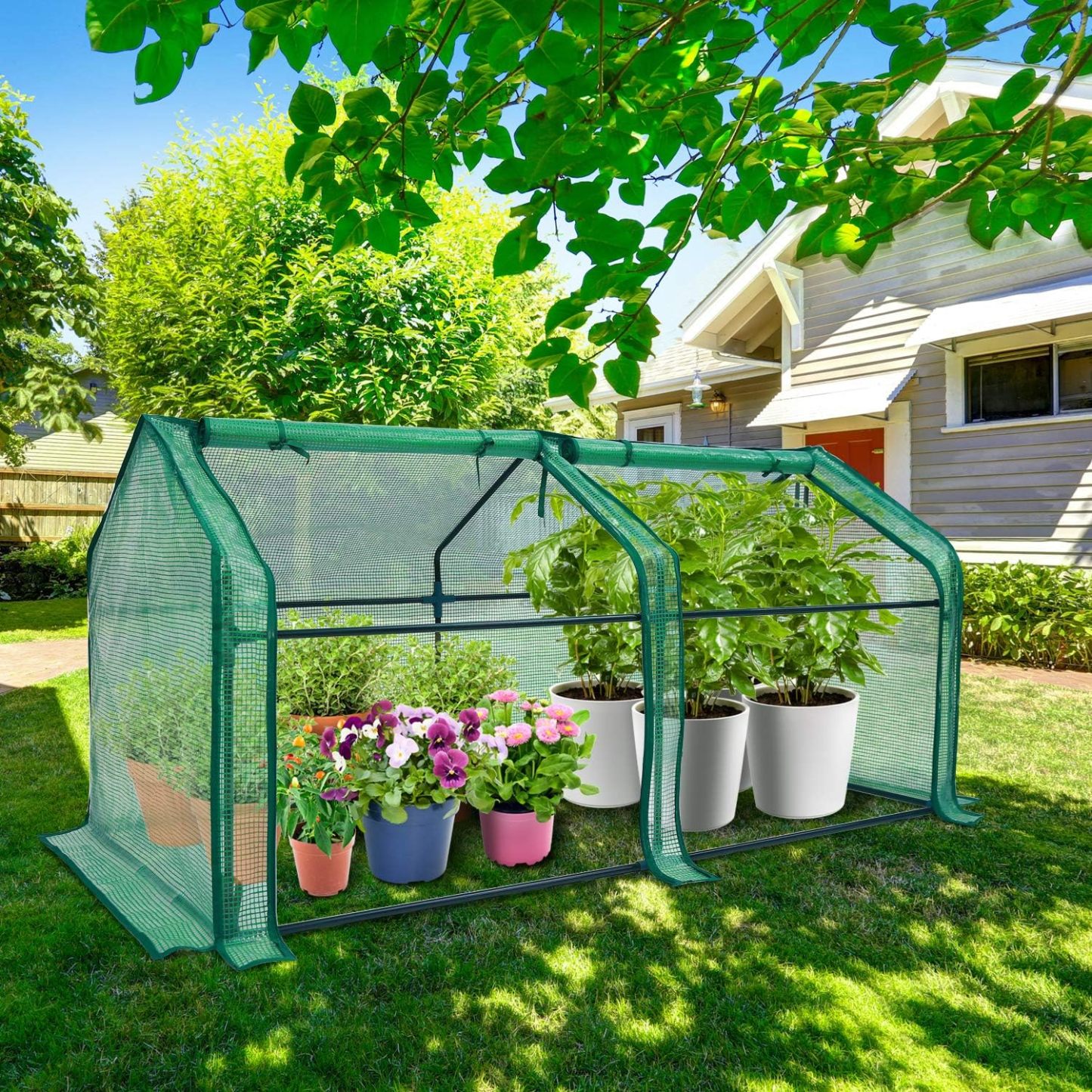 Mini Greenhouse For Raised Garden Bed