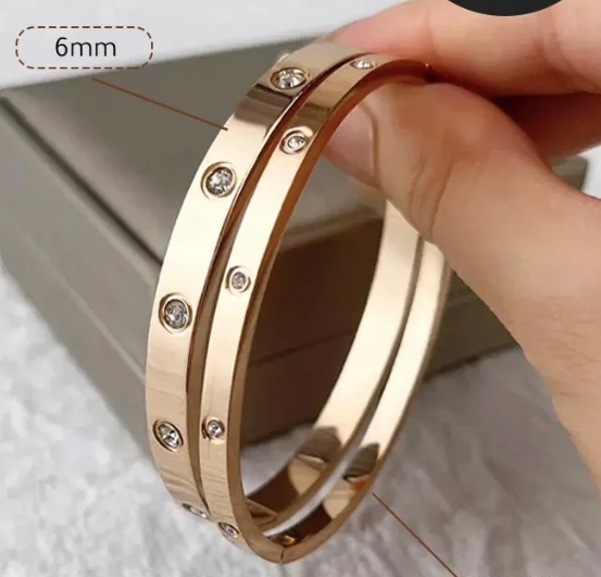 ステンレスカップルブレスレット