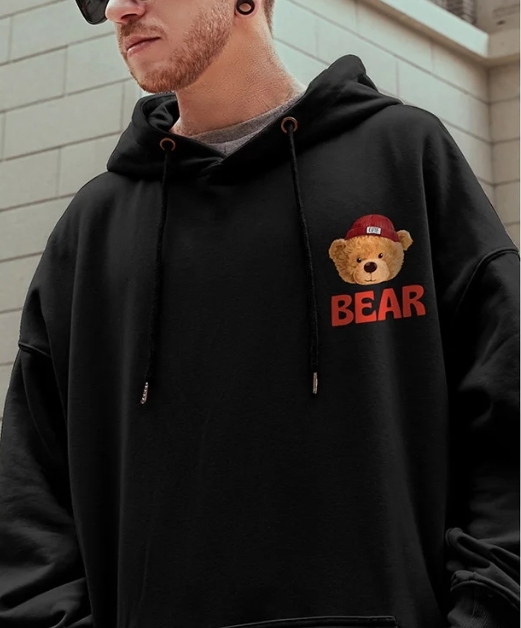 フード付きスウェットシャツ