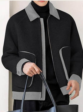 ラペルツイードジャケット