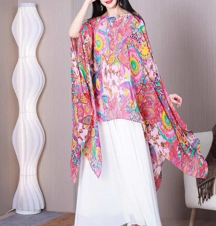 シフォンシャツ