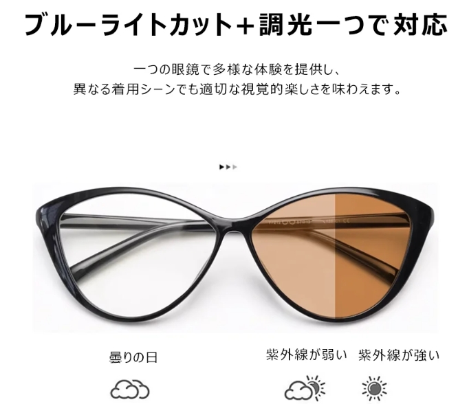 ブルーライトカット眼鏡