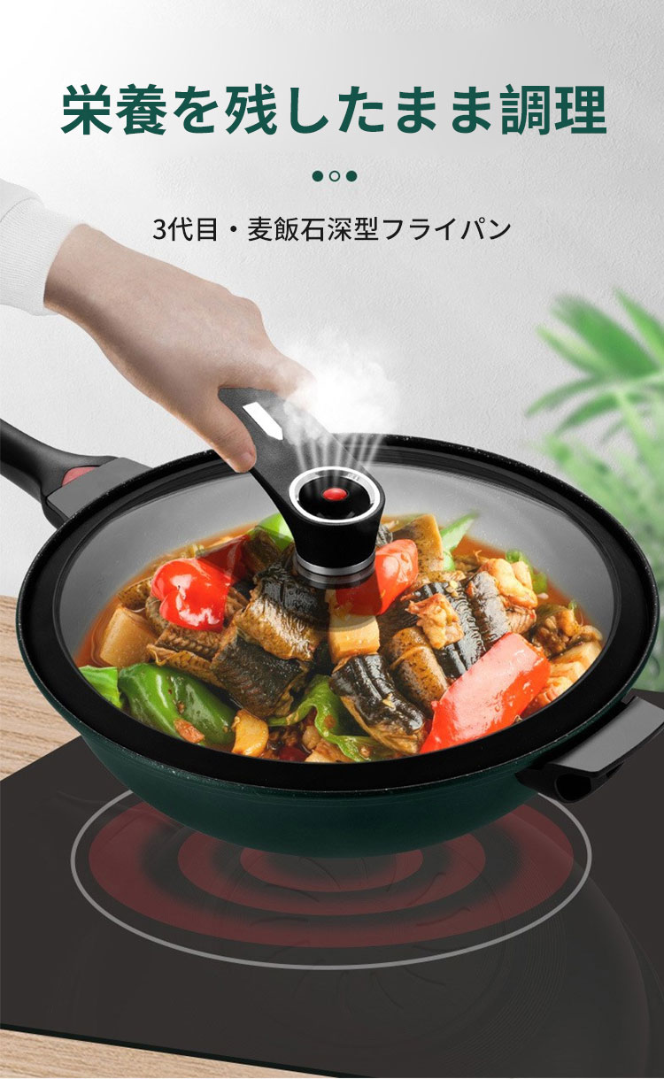 焦げ付き防止フライパン