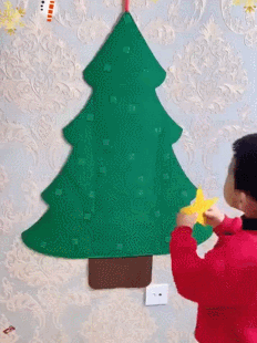 フェルトのクリスマスツリー
