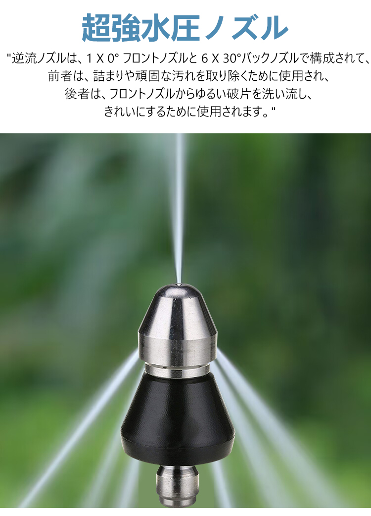 高圧洗浄ノズル