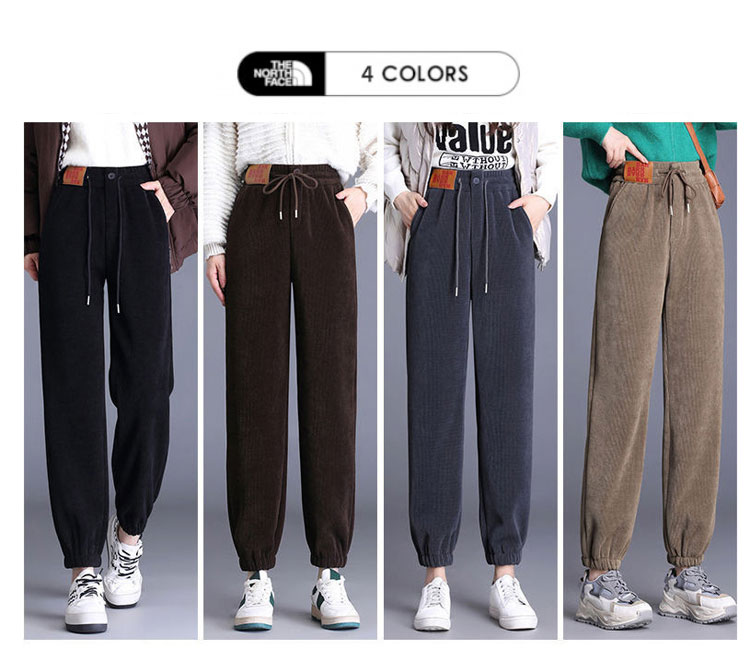 女性用ドローストリングパンツ