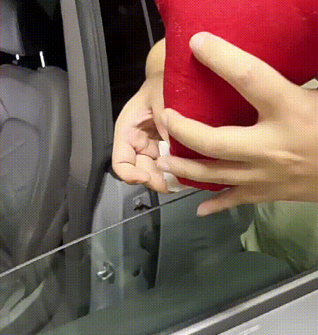 車のクリスマス飾り