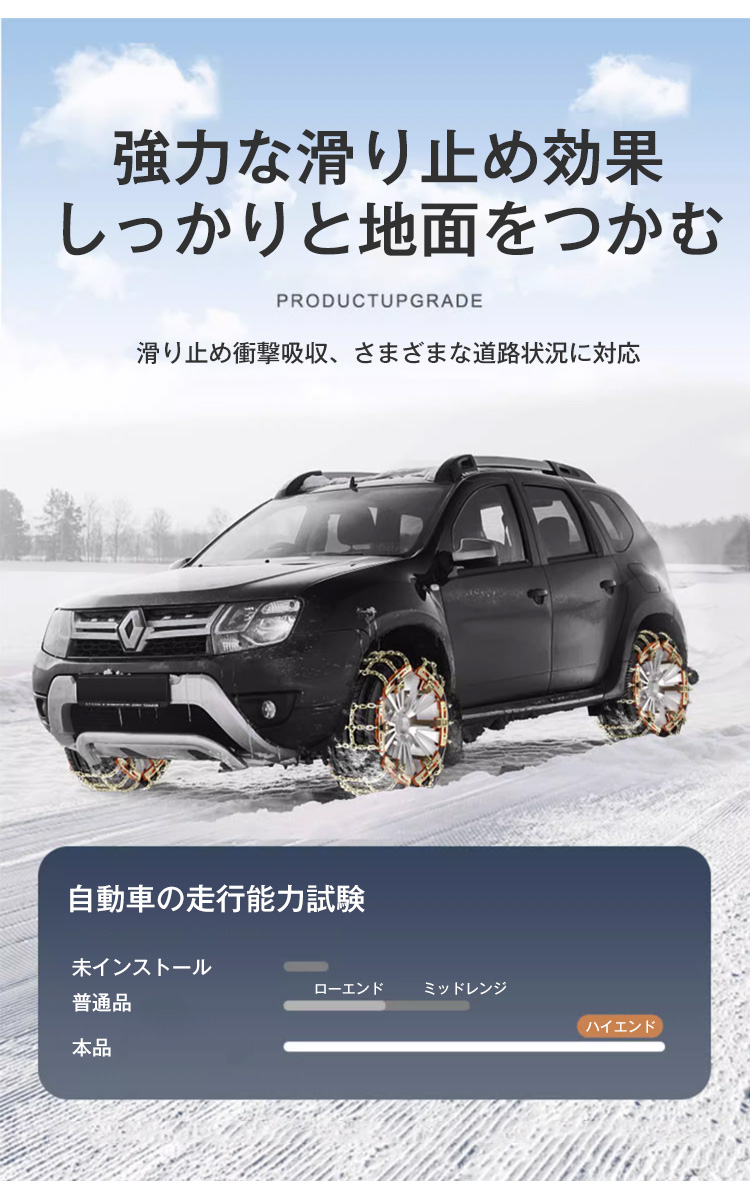 車用横滑り防止チェーン