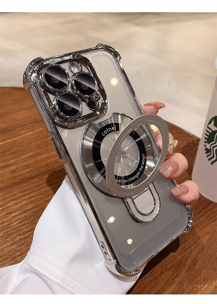 電気メッキスタンドスマホケース