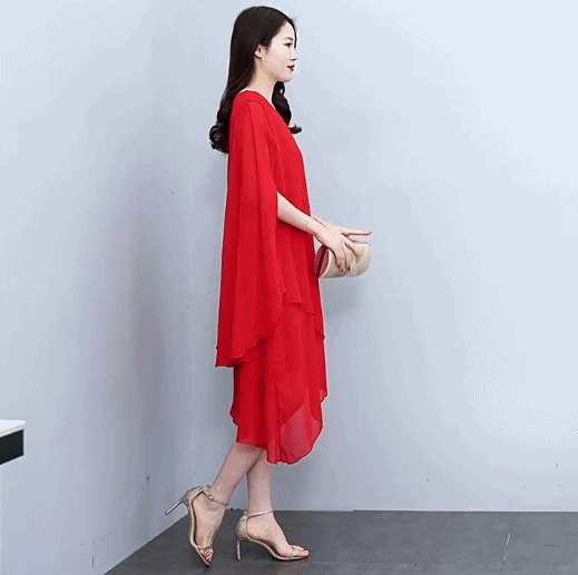 シフォンドレス