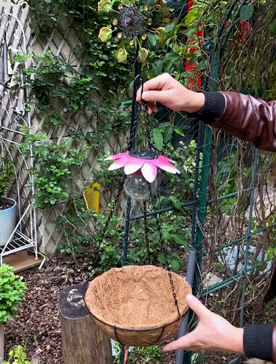 植木鉢ランプ