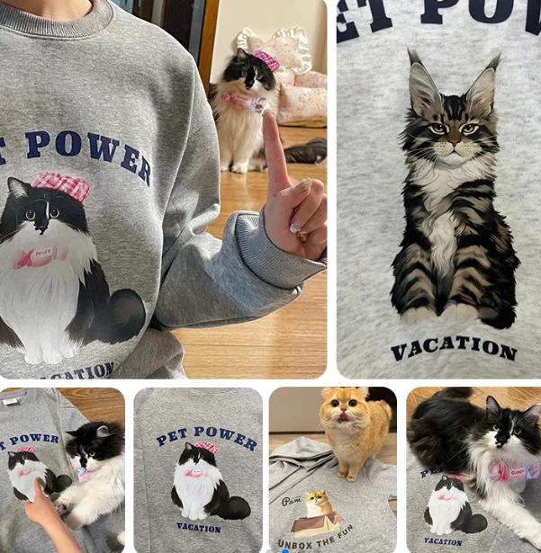 に服を着せる