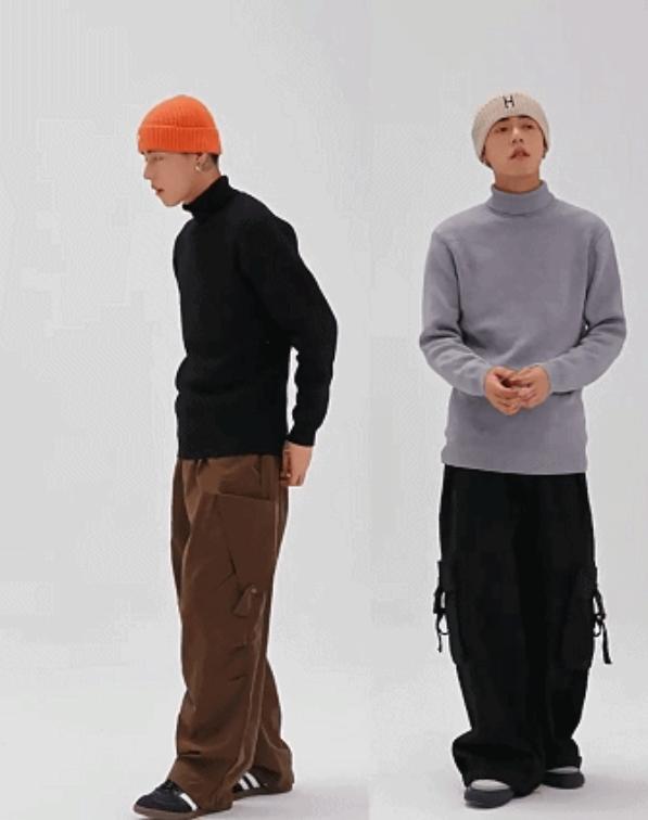 に服を着せる