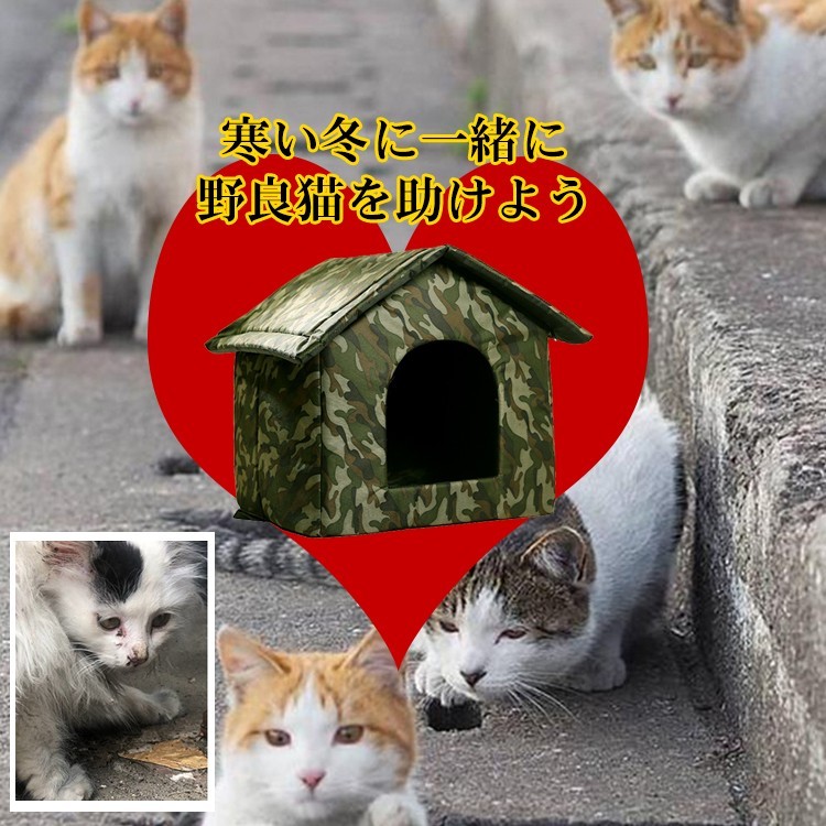 アウトドア猫の巣