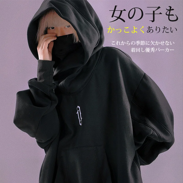 ハイカラーフード付きジャケット