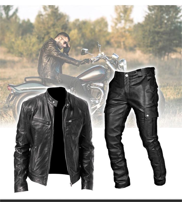 メンズバイクレザージャケット