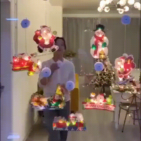クリスマス吸盤ライト