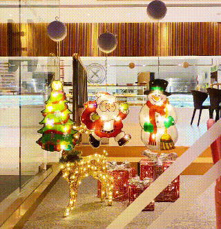クリスマス吸盤ライト