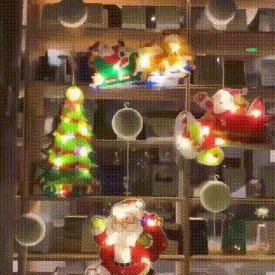 クリスマス吸盤ライト