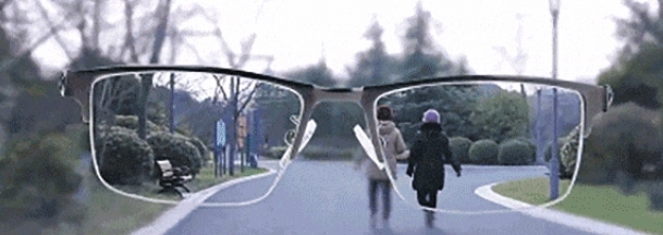 ブルーライト防止折りたたみ老眼メガネ