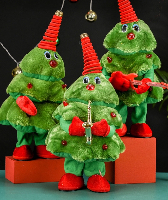 クリスマスツリーのぬいぐるみ