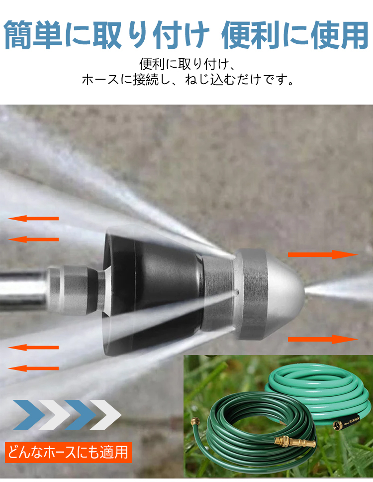 高圧洗浄ノズル
