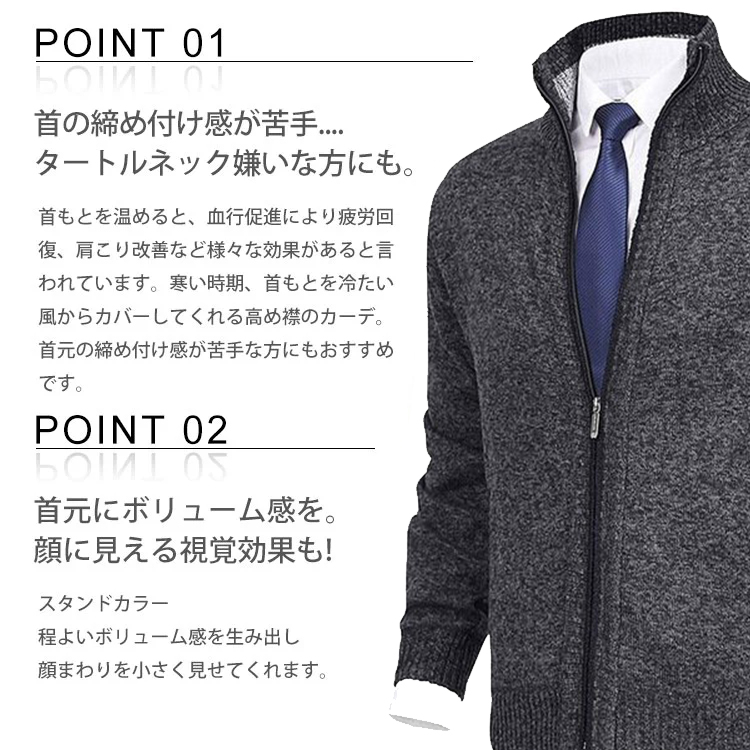 ラペルファッションカーディガン