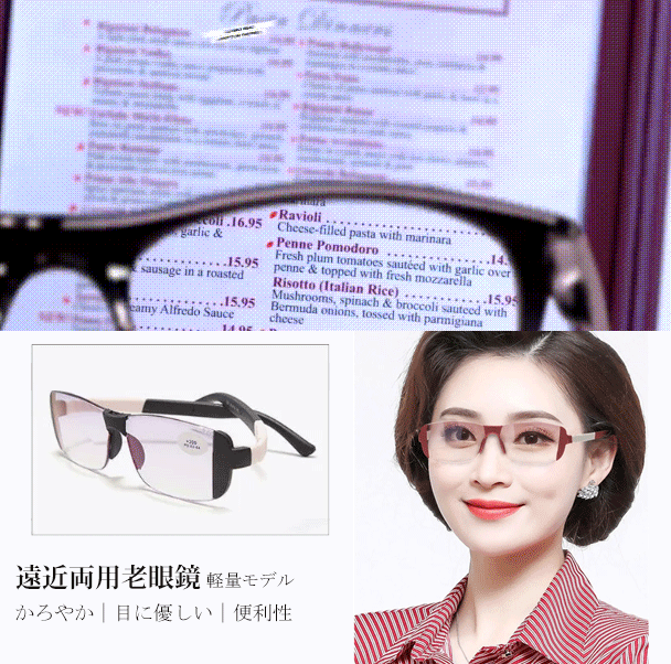 遠近両用老眼鏡