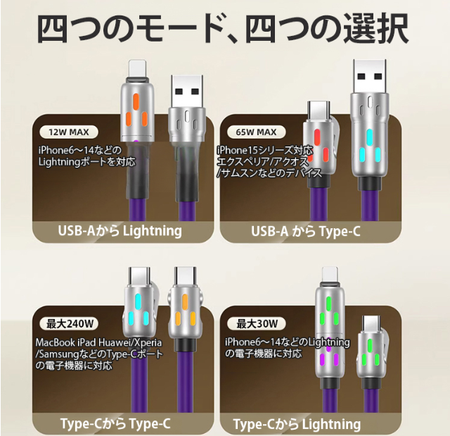 充電ケーブル