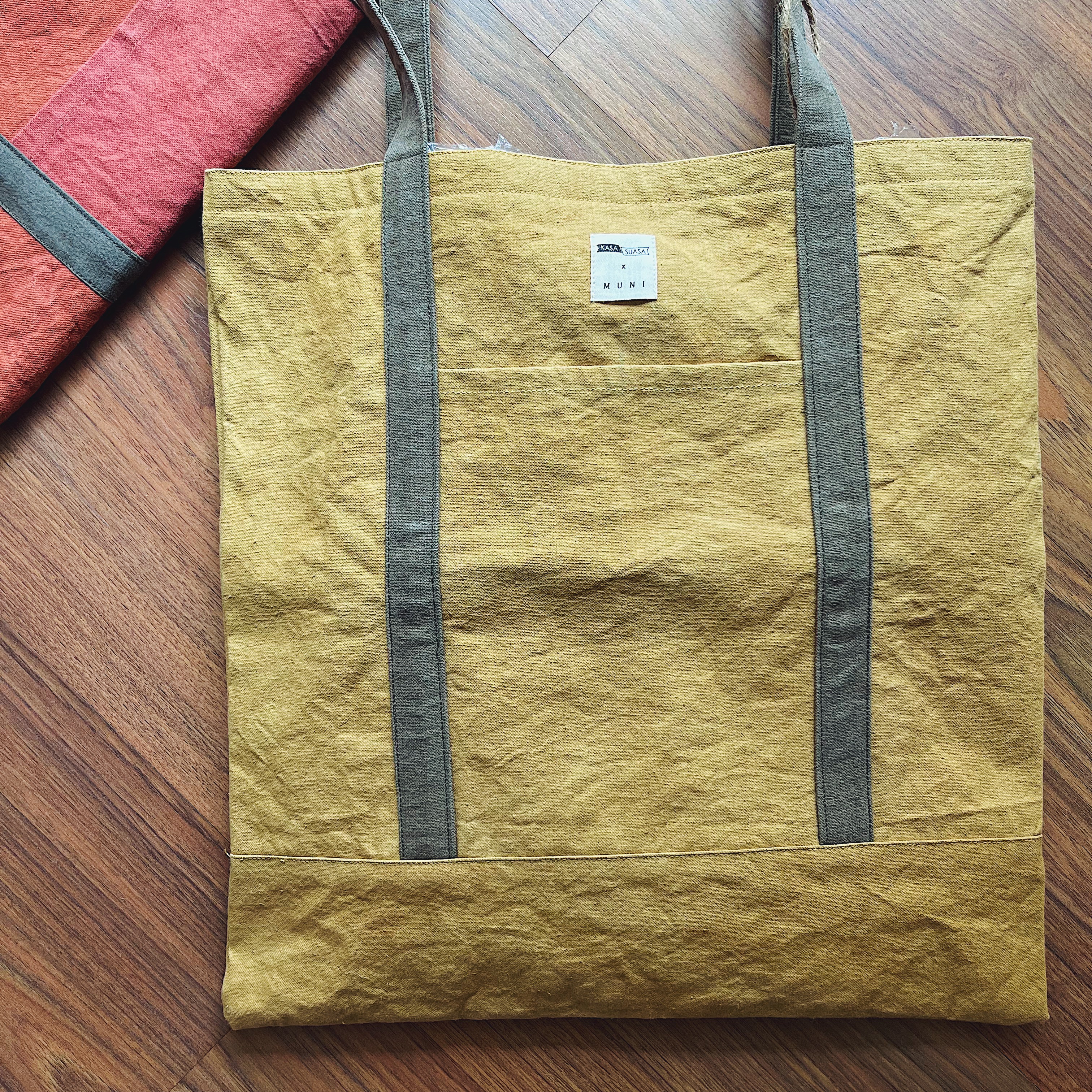 Kasa Suasa x Muni -  Book Tote Bag