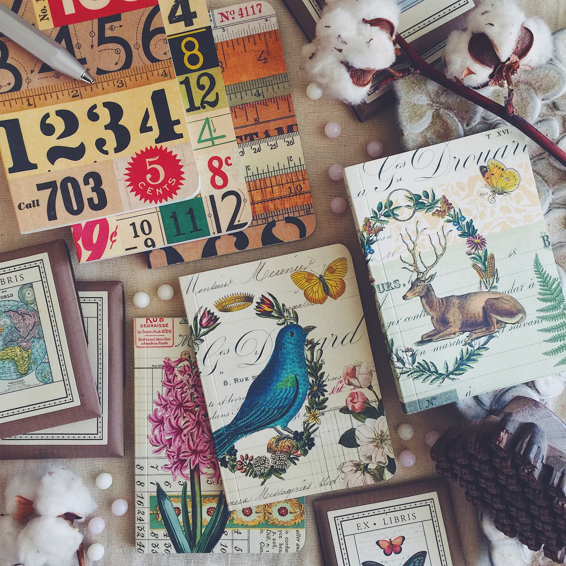 Cavallini & Co - 3 Mini Notebooks 