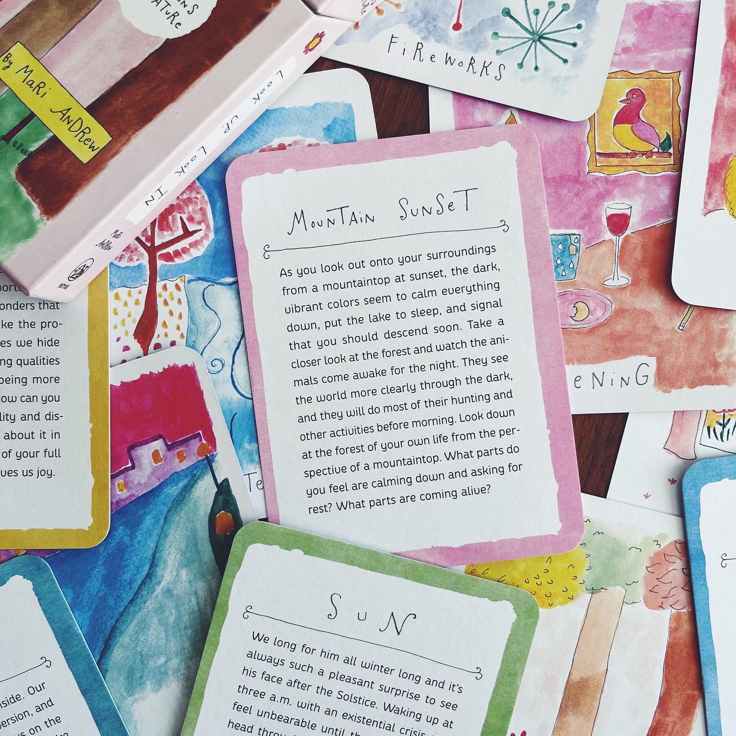 Look Up, Look In (52 Meditations on Nature: Meditation Cards)