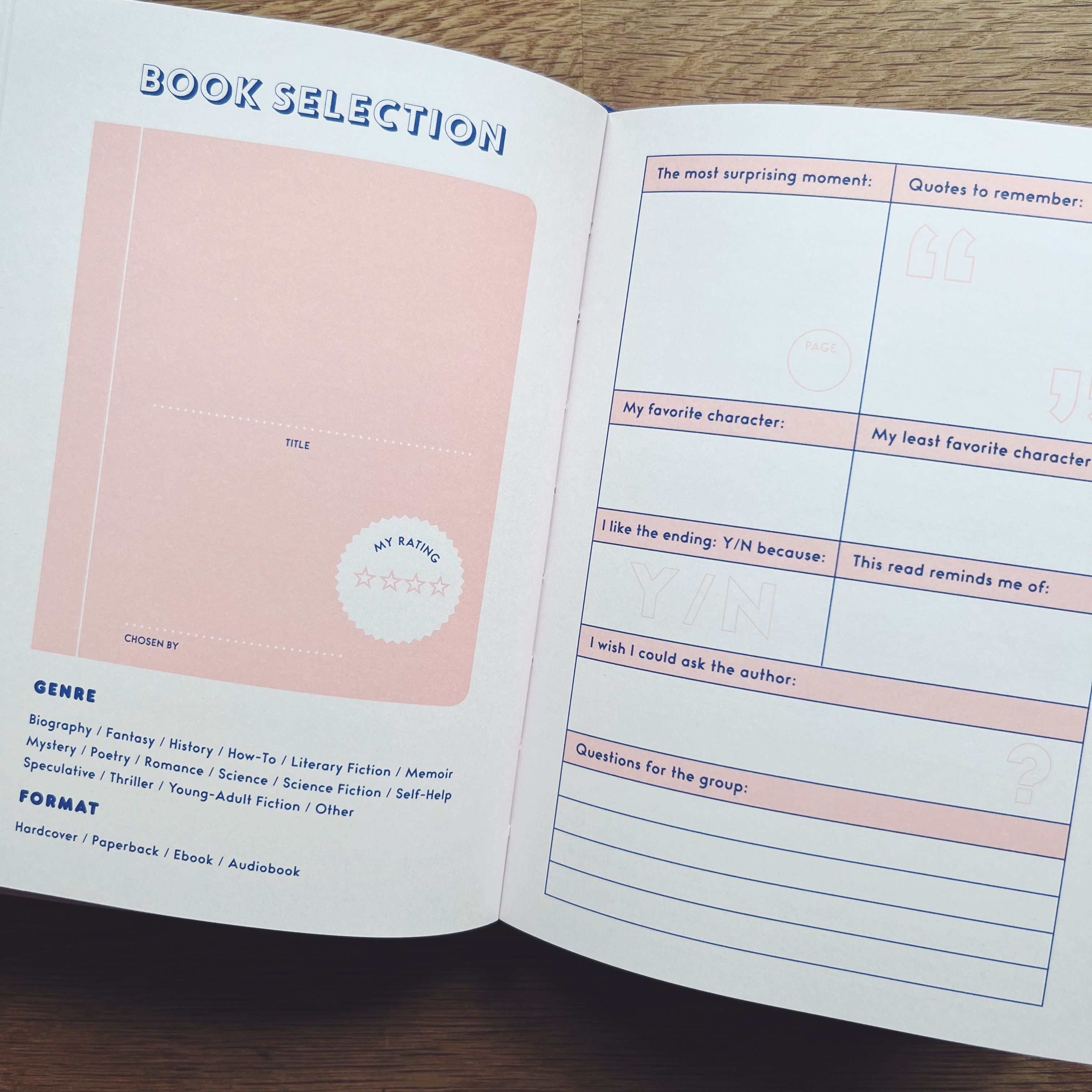 Book Club: A Journal