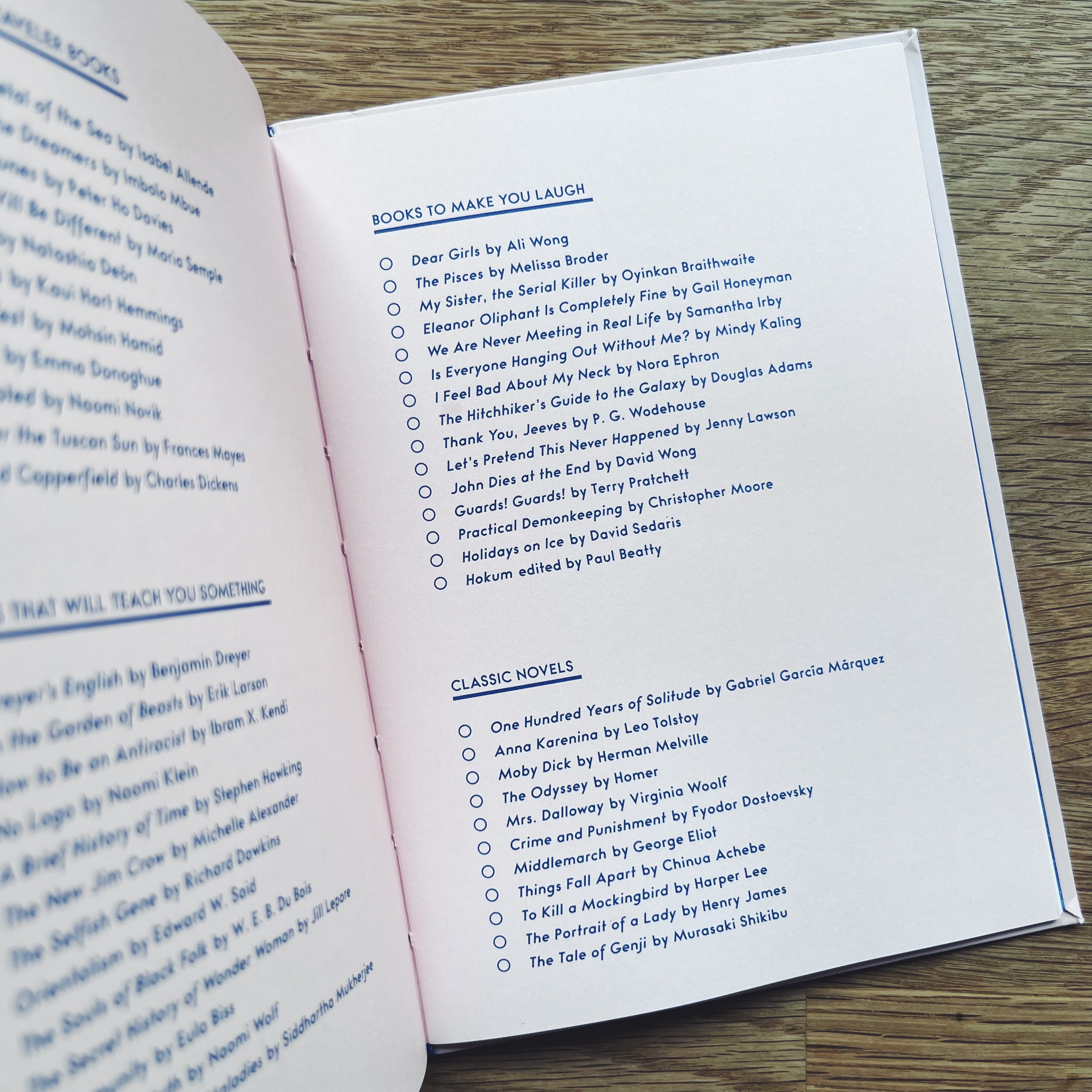 Book Club: A Journal