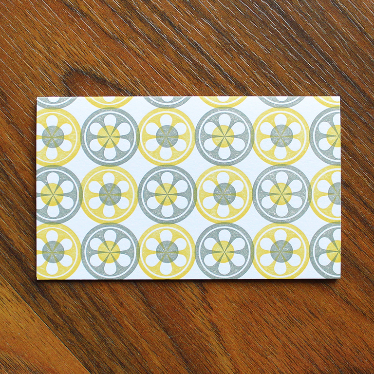  Egg Press Christmas Card / Small Gift Card (Stock Clearance)