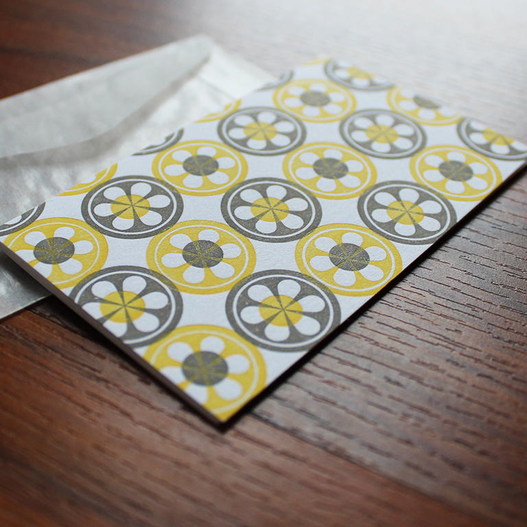  Egg Press Christmas Card / Small Gift Card (Stock Clearance)