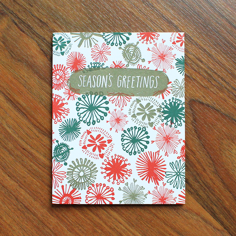  Egg Press Christmas Card