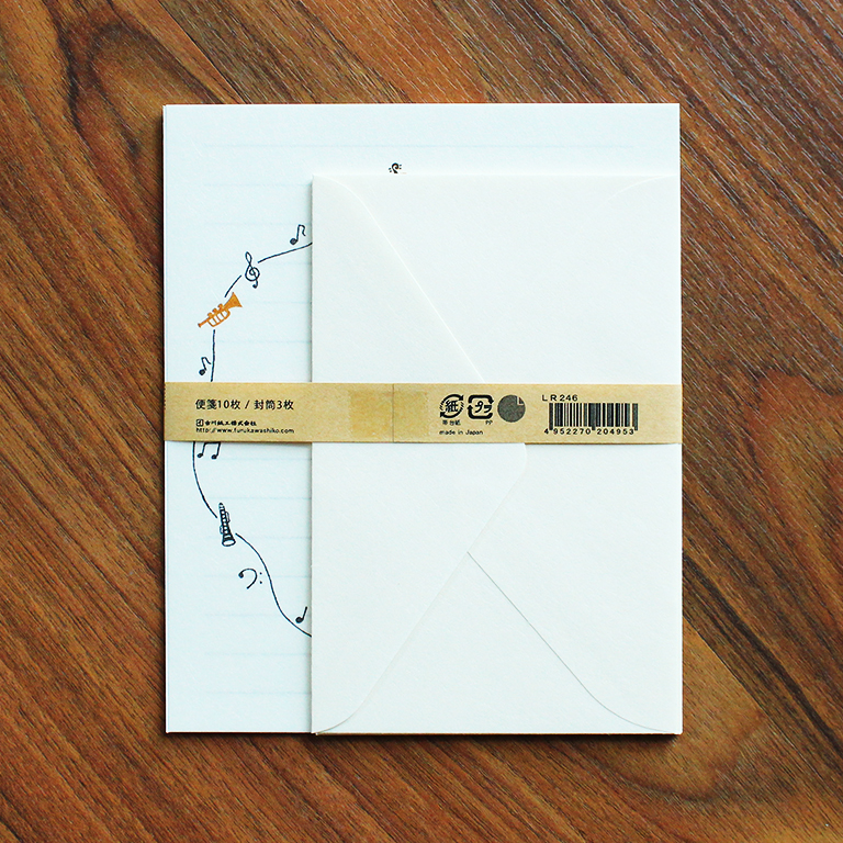 Furukawashiko Letter Writing Set / Washi Note Sheets & Envelopes