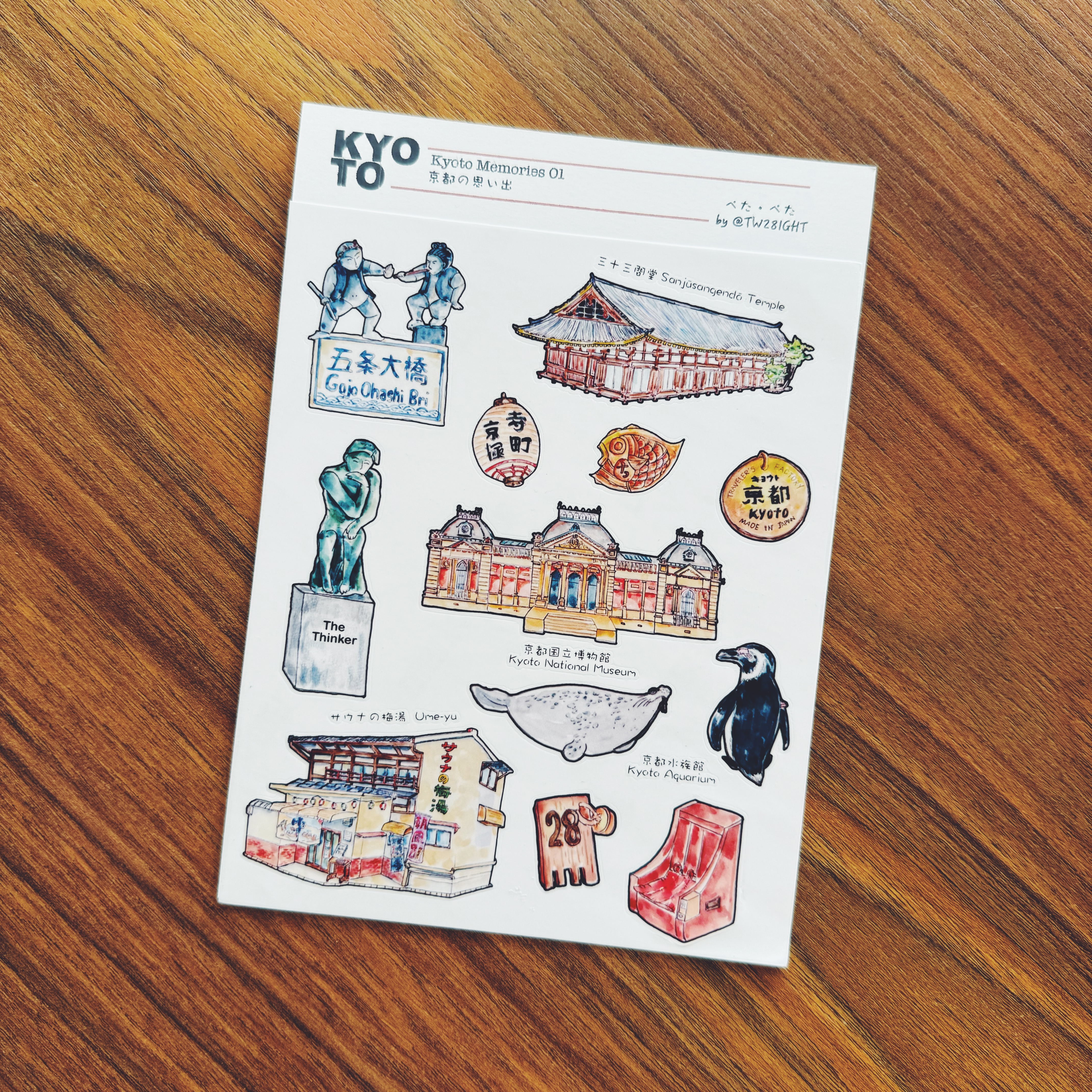 Japan Memories Kiss-Cut Sticker Sheet