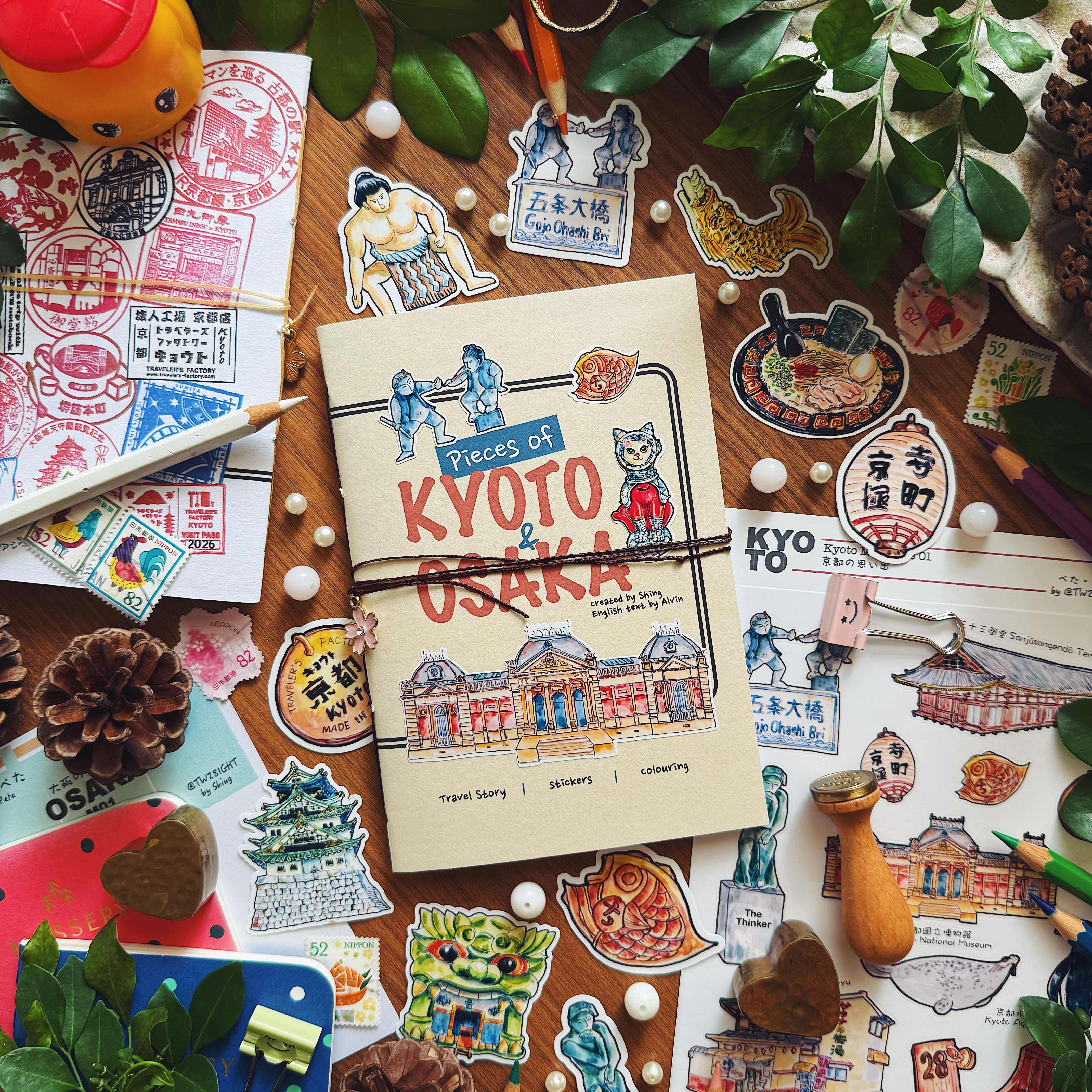 Pieces of Kyoto & Osaka (Japan Travel Zine)