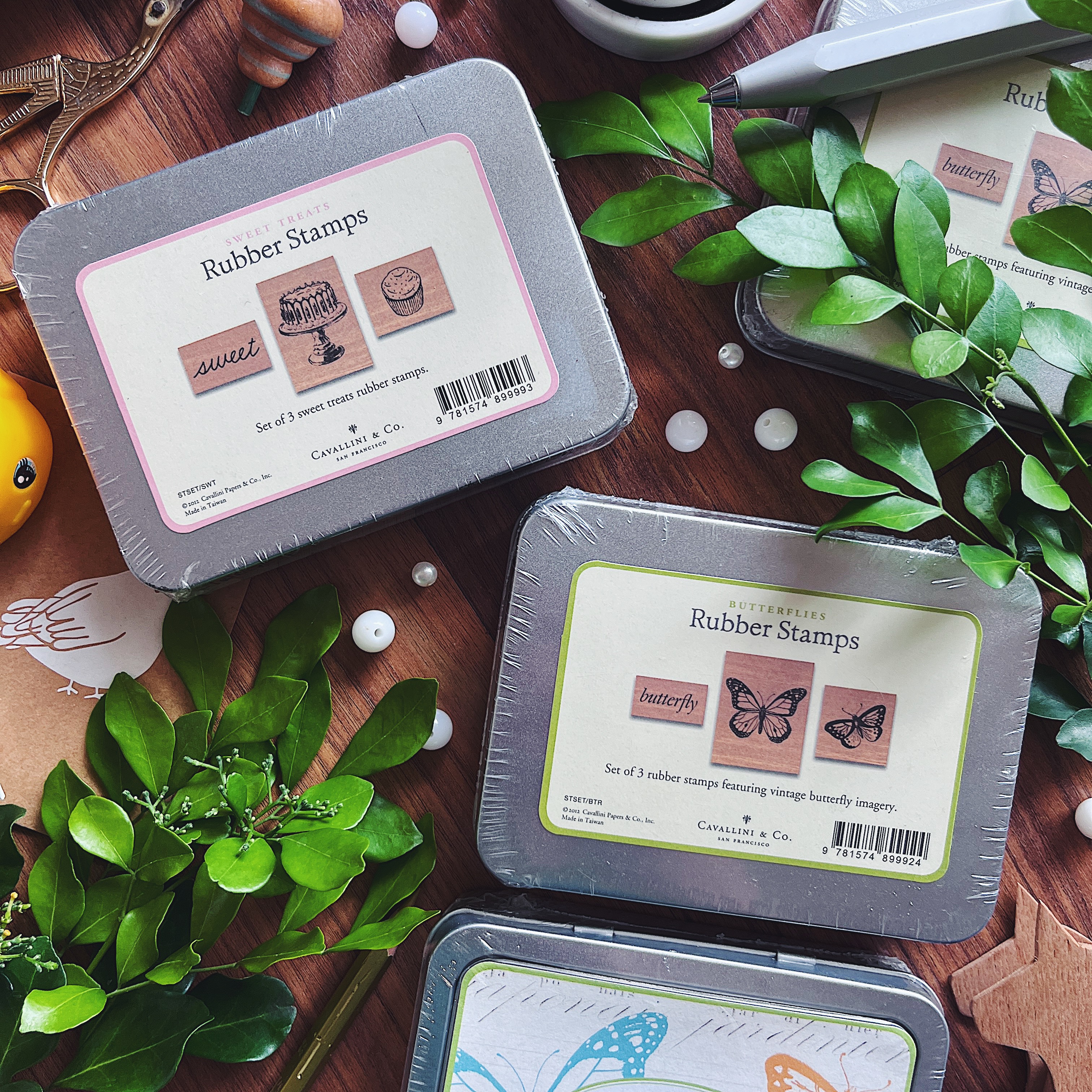 Cavallini Papers & Co - Rubber Stamps Set