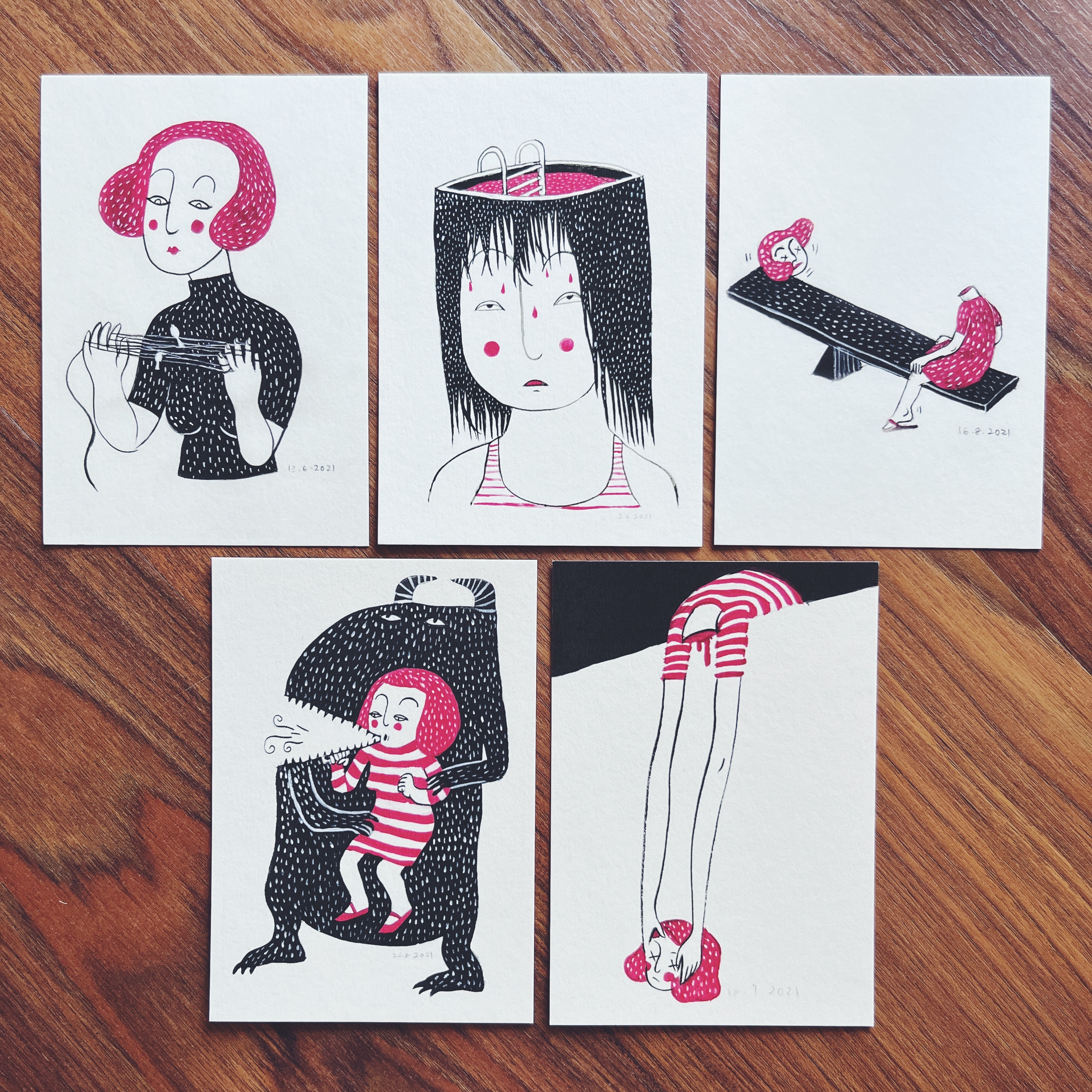 Alexdrina Postcard Set